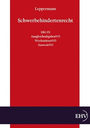 Seller image for Schwerbehindertenrecht for sale by BuchWeltWeit Ludwig Meier e.K.
