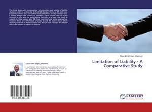 Immagine del venditore per Limitation of Liability - A Comparative Study venduto da BuchWeltWeit Ludwig Meier e.K.