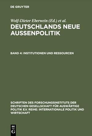 Immagine del venditore per Institutionen und Ressourcen venduto da BuchWeltWeit Ludwig Meier e.K.