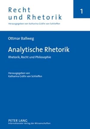 Imagen del vendedor de Analytische Rhetorik a la venta por BuchWeltWeit Ludwig Meier e.K.