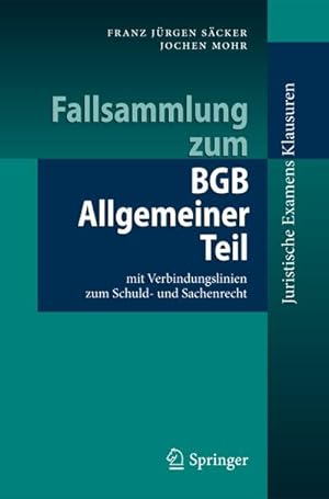 Bild des Verkufers fr Fallsammlung zum BGB Allgemeiner Teil zum Verkauf von BuchWeltWeit Ludwig Meier e.K.