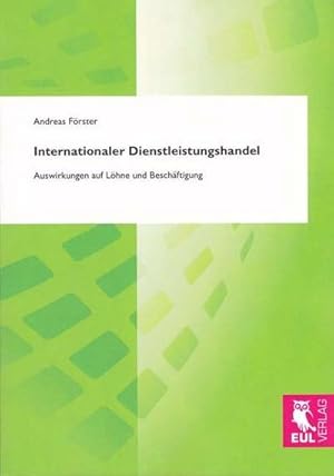 Seller image for Internationaler Dienstleistungshandel for sale by BuchWeltWeit Ludwig Meier e.K.