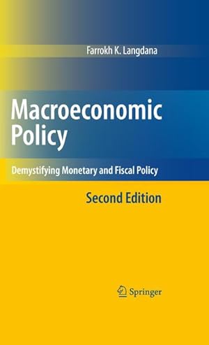 Imagen del vendedor de Macroeconomic Policy a la venta por BuchWeltWeit Ludwig Meier e.K.