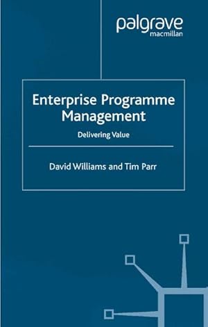 Imagen del vendedor de Enterprise Programme Management a la venta por BuchWeltWeit Ludwig Meier e.K.