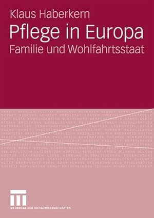Seller image for Pflege in Europa for sale by BuchWeltWeit Ludwig Meier e.K.