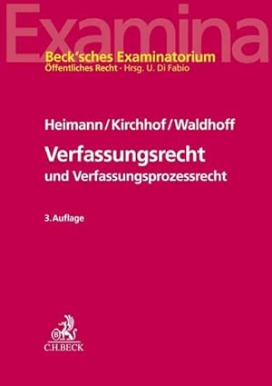 Seller image for Verfassungsrecht und Verfassungsprozessrecht for sale by BuchWeltWeit Ludwig Meier e.K.