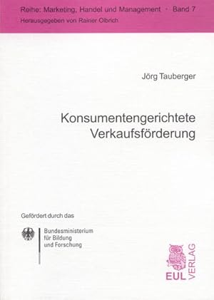Immagine del venditore per Konsumentengerichtete Verkaufsfrderung venduto da BuchWeltWeit Ludwig Meier e.K.
