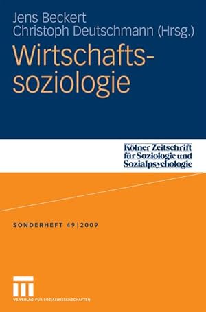 Image du vendeur pour Wirtschaftssoziologie mis en vente par BuchWeltWeit Ludwig Meier e.K.