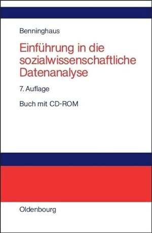 Imagen del vendedor de Einfhrung in die sozialwissenschaftliche Datenanalyse a la venta por BuchWeltWeit Ludwig Meier e.K.