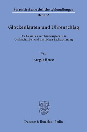 Immagine del venditore per Glockenluten und Uhrenschlag. venduto da BuchWeltWeit Ludwig Meier e.K.