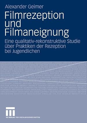 Immagine del venditore per Filmrezeption und Filmaneignung venduto da BuchWeltWeit Ludwig Meier e.K.