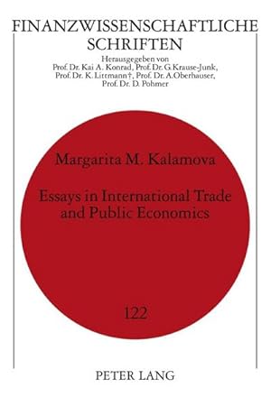 Seller image for Essays in International Trade and Public Economics for sale by BuchWeltWeit Ludwig Meier e.K.