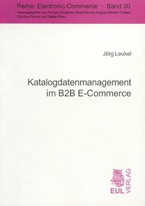 Seller image for Katalogdatenmanagement im B2B E-Commerce for sale by BuchWeltWeit Ludwig Meier e.K.