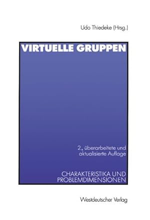 Seller image for Virtuelle Gruppen for sale by BuchWeltWeit Ludwig Meier e.K.