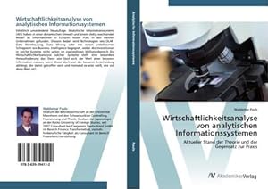 Seller image for Wirtschaftlichkeitsanalyse von analytischen Informationssystemen for sale by BuchWeltWeit Ludwig Meier e.K.