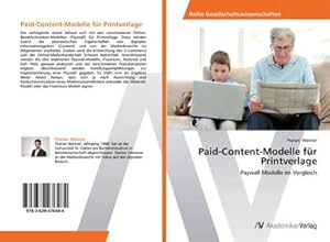 Image du vendeur pour Paid-Content-Modelle fr Printverlage mis en vente par BuchWeltWeit Ludwig Meier e.K.
