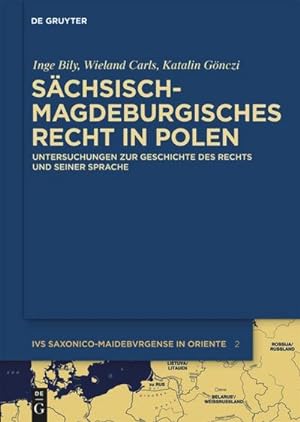 Bild des Verkufers fr Schsisch-magdeburgisches Recht in Polen zum Verkauf von BuchWeltWeit Ludwig Meier e.K.