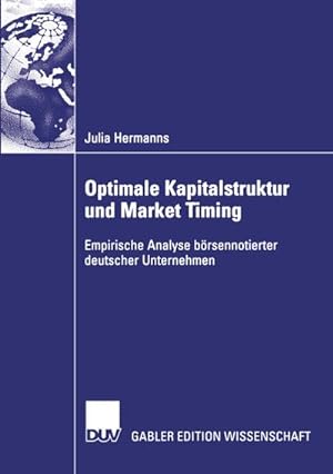 Seller image for Optimale Kapitalstruktur und Market Timing for sale by BuchWeltWeit Ludwig Meier e.K.