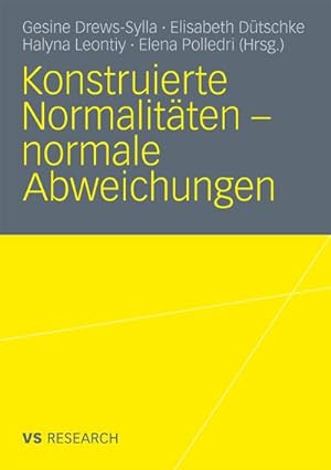 Immagine del venditore per Konstruierte Normalitten - normale Abweichungen venduto da BuchWeltWeit Ludwig Meier e.K.