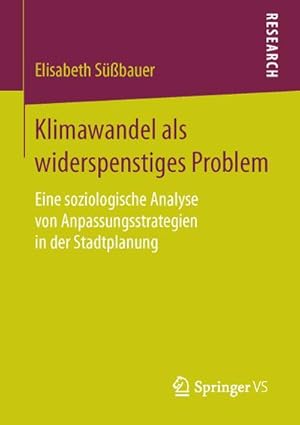 Immagine del venditore per Klimawandel als widerspenstiges Problem venduto da BuchWeltWeit Ludwig Meier e.K.