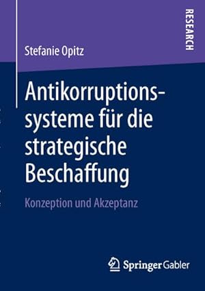 Seller image for Antikorruptionssysteme fr die strategische Beschaffung for sale by BuchWeltWeit Ludwig Meier e.K.