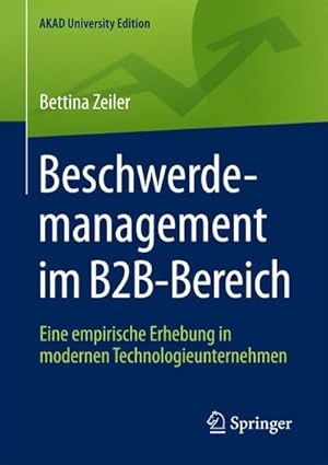 Seller image for Beschwerdemanagement im B2B-Bereich for sale by BuchWeltWeit Ludwig Meier e.K.