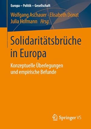 Imagen del vendedor de Solidarittsbrche in Europa a la venta por BuchWeltWeit Ludwig Meier e.K.