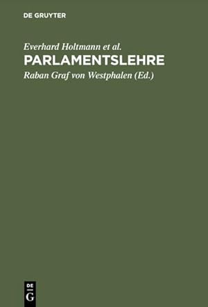 Seller image for Parlamentslehre for sale by BuchWeltWeit Ludwig Meier e.K.