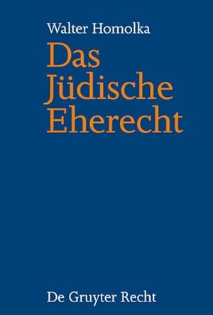 Immagine del venditore per Das Jdische Eherecht venduto da BuchWeltWeit Ludwig Meier e.K.