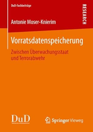 Imagen del vendedor de Vorratsdatenspeicherung a la venta por BuchWeltWeit Ludwig Meier e.K.