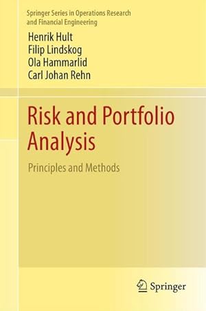 Seller image for Risk and Portfolio Analysis for sale by BuchWeltWeit Ludwig Meier e.K.