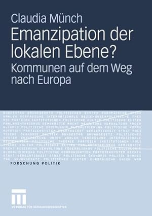 Seller image for Emanzipation der lokalen Ebene? for sale by BuchWeltWeit Ludwig Meier e.K.