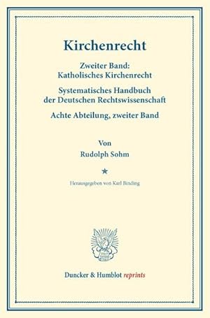 Seller image for Kirchenrecht. for sale by BuchWeltWeit Ludwig Meier e.K.