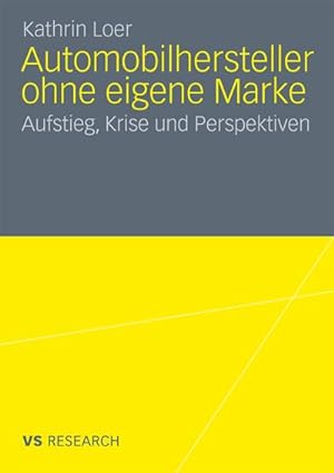 Seller image for Automobilhersteller ohne eigene Marke for sale by BuchWeltWeit Ludwig Meier e.K.