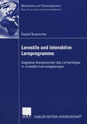 Bild des Verkufers fr Lernstile und interaktive Lernprogramme zum Verkauf von BuchWeltWeit Ludwig Meier e.K.