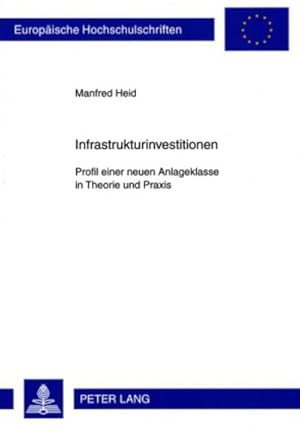 Imagen del vendedor de Infrastrukturinvestitionen a la venta por BuchWeltWeit Ludwig Meier e.K.