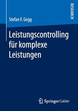 Seller image for Leistungscontrolling fr komplexe Leistungen for sale by BuchWeltWeit Ludwig Meier e.K.