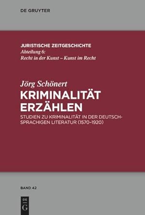 Immagine del venditore per Kriminalitt erzhlen venduto da BuchWeltWeit Ludwig Meier e.K.