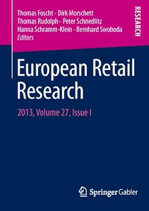 Immagine del venditore per European Retail Research venduto da BuchWeltWeit Ludwig Meier e.K.