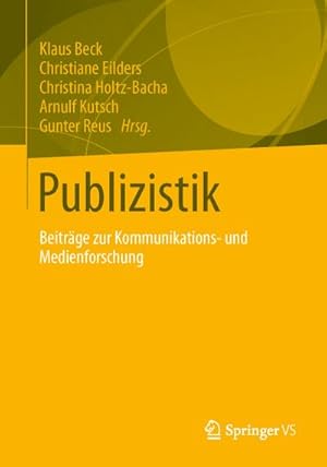 Immagine del venditore per Publizistik venduto da BuchWeltWeit Ludwig Meier e.K.