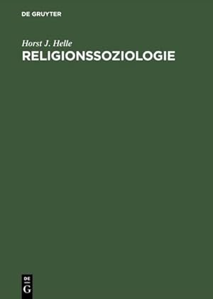 Seller image for Religionssoziologie for sale by BuchWeltWeit Ludwig Meier e.K.