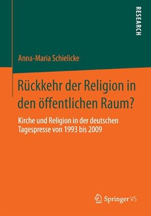 Immagine del venditore per Rckkehr der Religion in den ffentlichen Raum? venduto da BuchWeltWeit Ludwig Meier e.K.