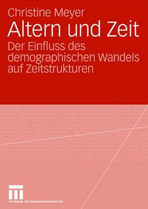 Seller image for Altern und Zeit for sale by BuchWeltWeit Ludwig Meier e.K.