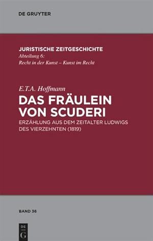Imagen del vendedor de Das Frulein von Scuderi a la venta por BuchWeltWeit Ludwig Meier e.K.