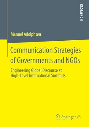 Seller image for Communication Strategies of Governments and NGOs for sale by BuchWeltWeit Ludwig Meier e.K.