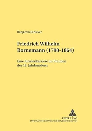 Immagine del venditore per Friedrich Wilhelm Bornemann (1798-1864) venduto da BuchWeltWeit Ludwig Meier e.K.