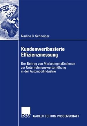 Immagine del venditore per Kundenwertbasierte Effizienzmessung venduto da BuchWeltWeit Ludwig Meier e.K.