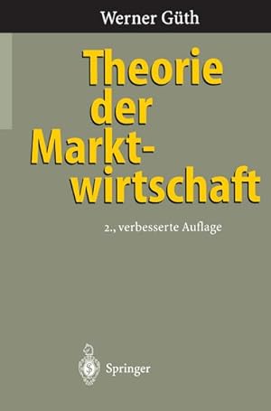 Bild des Verkufers fr Theorie der Marktwirtschaft zum Verkauf von BuchWeltWeit Ludwig Meier e.K.