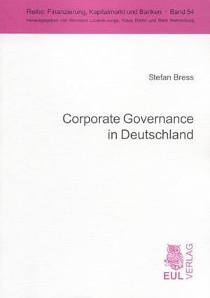 Immagine del venditore per Corporate Governance in Deutschland venduto da BuchWeltWeit Ludwig Meier e.K.