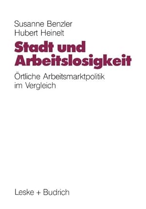 Seller image for Stadt und Arbeitslosigkeit for sale by BuchWeltWeit Ludwig Meier e.K.